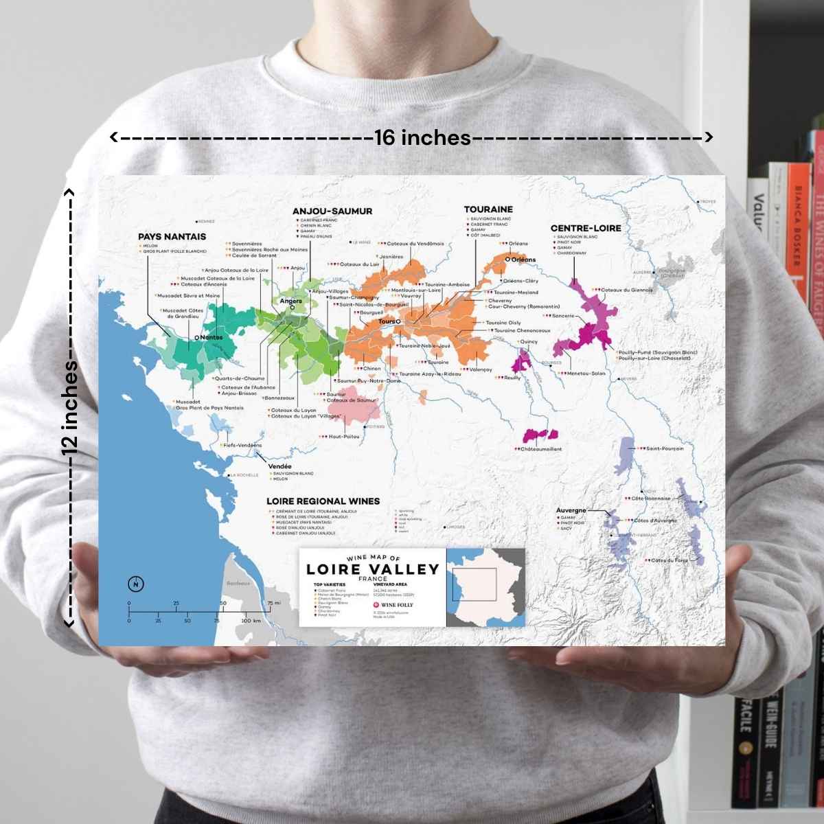 France Loire Valley Wine Map - 2nd Edition - Image 2