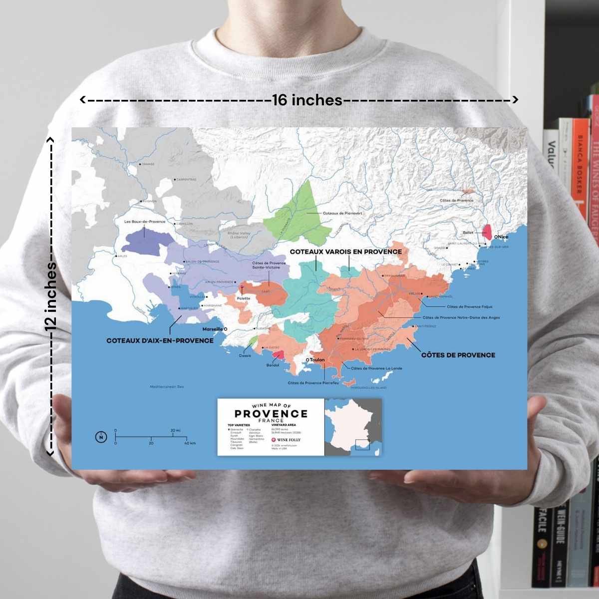 France Provence Wine Map - 2nd Edition - Image 2