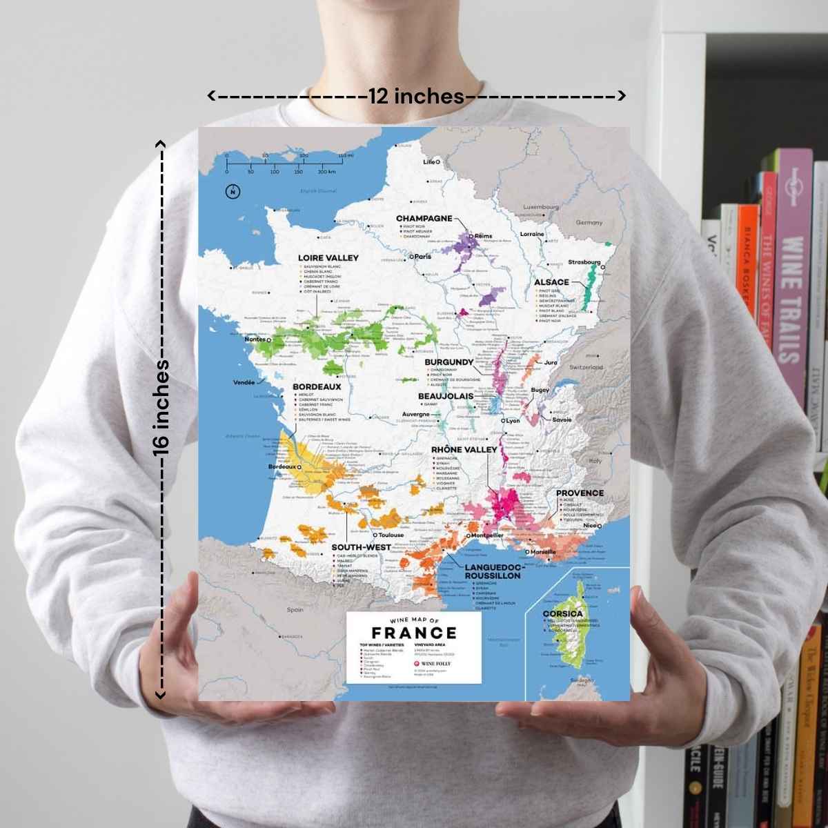 France Wine Map - 2nd Edition - Image 2