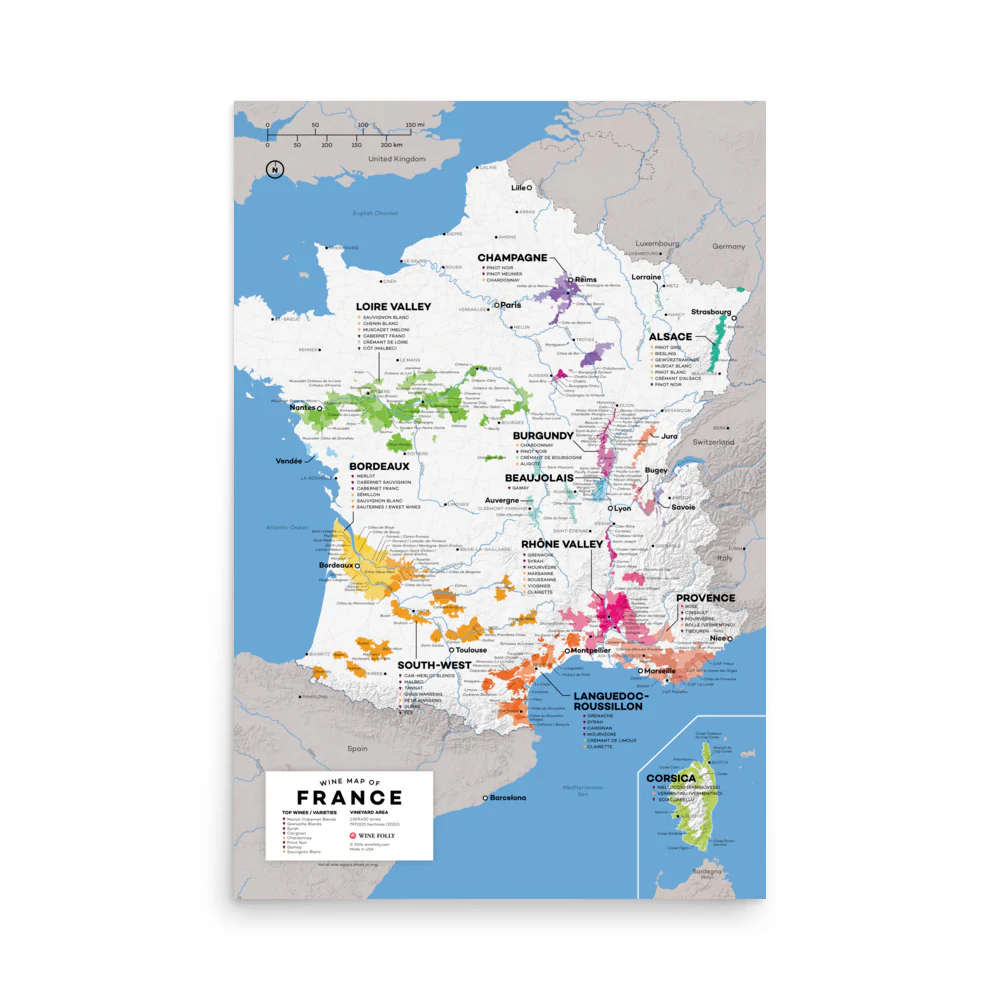 France XL Wine Map - 2nd Edition - Image 2