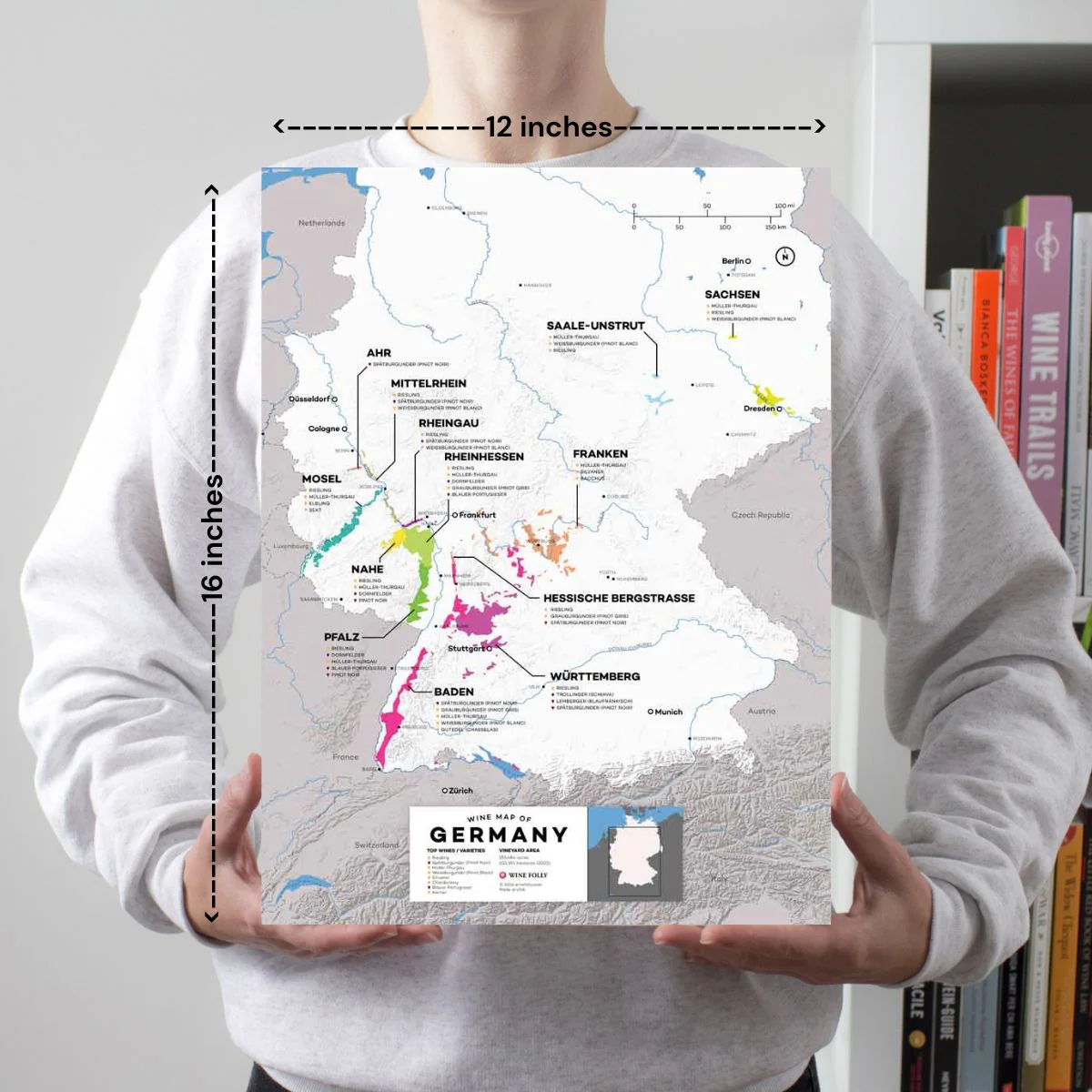 Germany Wine Map - 2nd Edition - Image 2