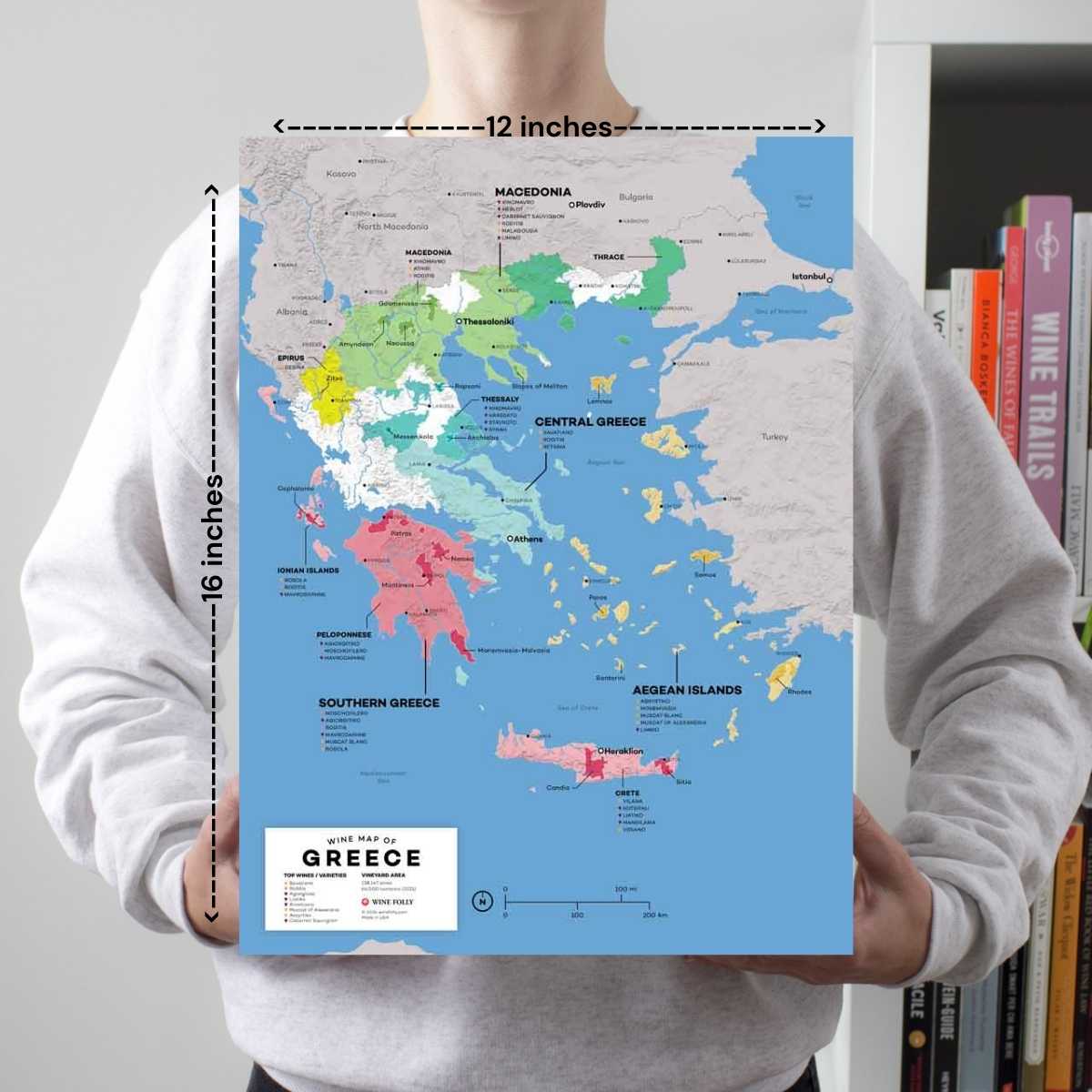 Greece Wine Map - 2nd Edition - Image 2