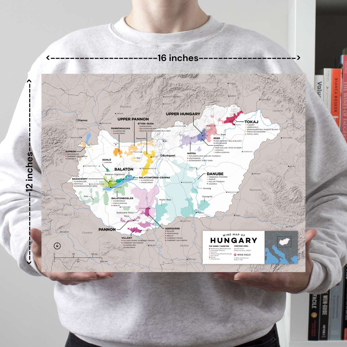 Hungary Wine Map - 2nd Edition - Image 2