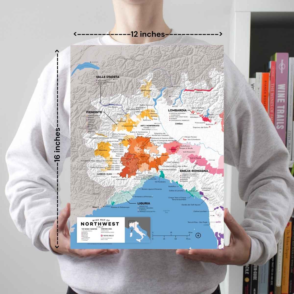 Northwest Italy Wine Map - 2nd Edition - Image 2