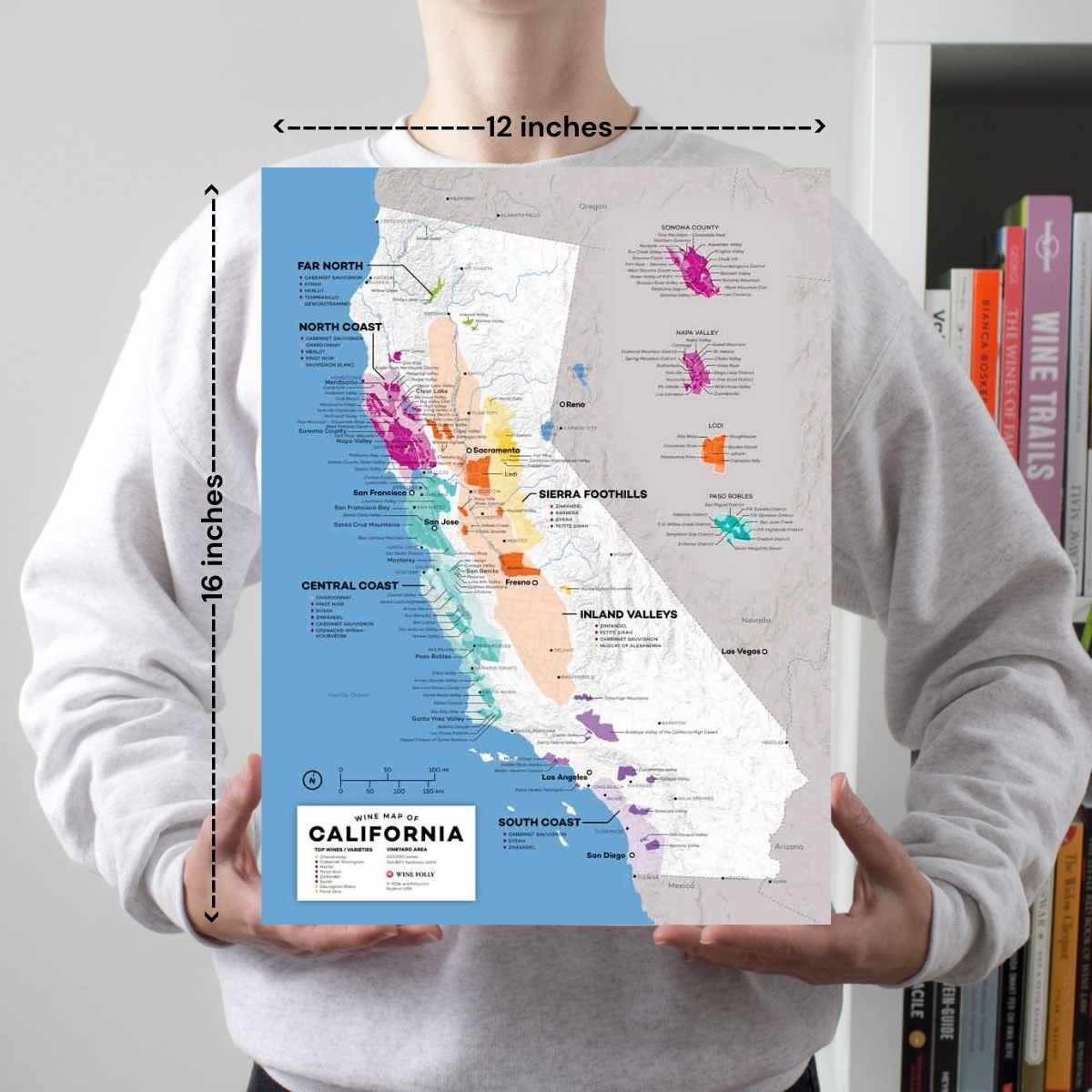California Wine Map - 2nd Edition - Image 2